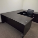 Espresso U/C Suite Office Desk w/ Client Knee Space